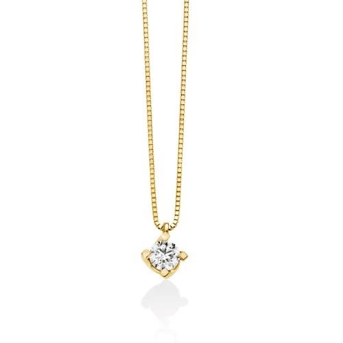Necklace Miluna Woman in Yellow Gold Diamante 2.0 Ct CLD5065G-020 - CLD5065G-020